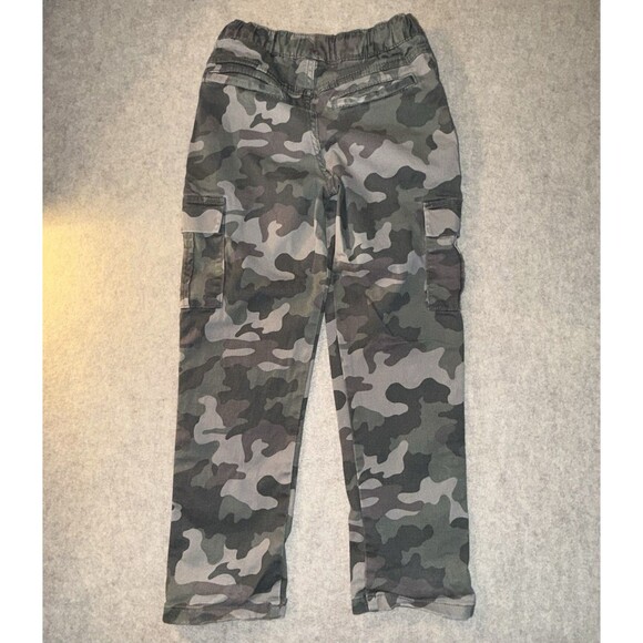 Cat & Jack Boys Size 7 Camo Cargo Pants Elastic Waist Drawstring - Picture 5 of 5